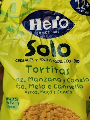 Tortitas arroz, manzana y canela