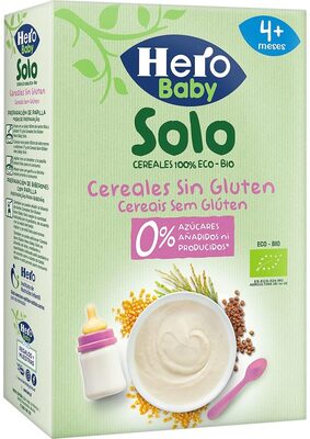 Hero Baby Solo Papilla Sin Gluten front packaging