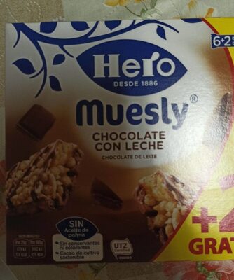 Hero muesli front packaging