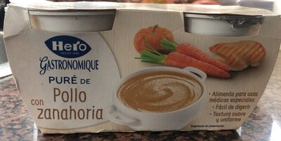 Gastronomique pure de pollo con zanahoria