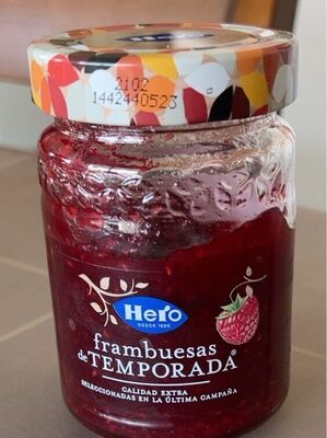 Mermelada Frambuesa front packaging
