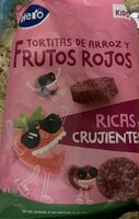 Tortitas de arroz y frutos rojos