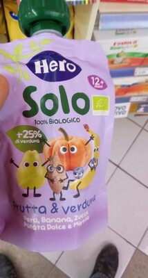 Hero pera banana zucca patate dolci mirtillo