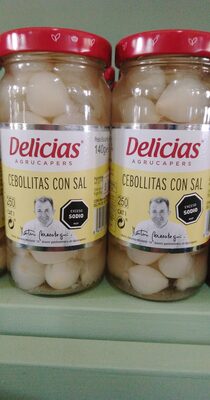 Cebollitas con sal conserva