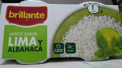 Arroz sabor Lima y albahaca nutrition facts table