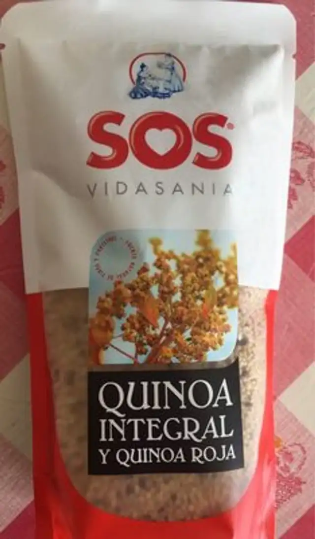 Quinoa Integral et rouge front packaging