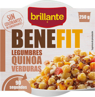Benefit legumbres quinoa con verduras
