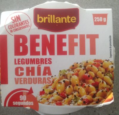 Benefit legumbres chía verduras