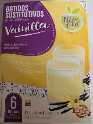 Batidos sustitutivos vainilla