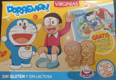 Doraemon galletas sin gluten y sin lactosa