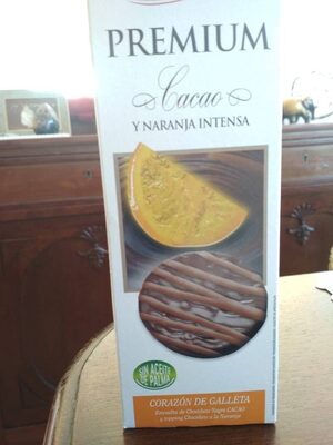 Premium cacao y naranja intensa