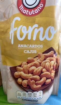 Anacardos horno front packaging