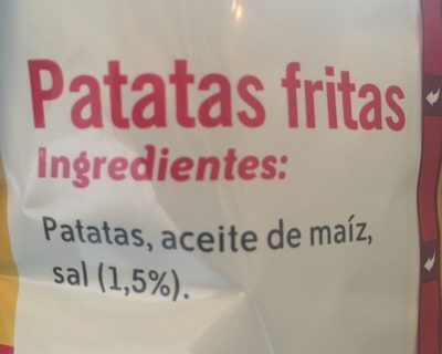 Al punto de sal ingredients label