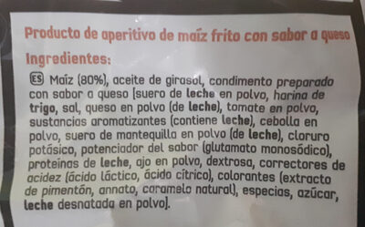 Tex-mex ingredients label