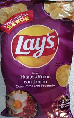 Lay's sabor Ovos Rotos com presunto front packaging