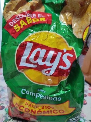 Lays ingredients label