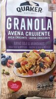 Granola avena crujiente