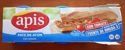 Paté de atún con tomate