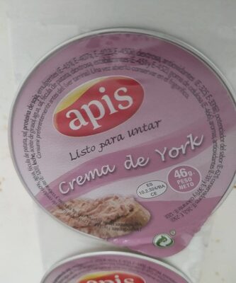 Crema de york front packaging