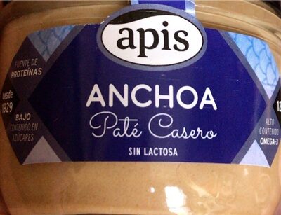 Anchoa paté casero front packaging