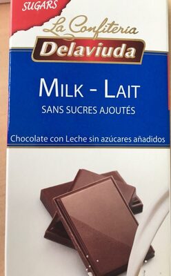 Tablette sans sucres ajoutés Chocolat lait