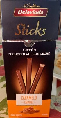 Caramel Milk Chocolate Sticks, Caramel