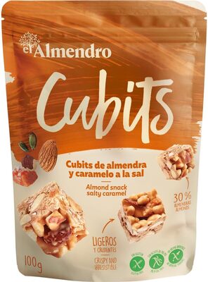 Cubits de almendra y caramelo a la sal