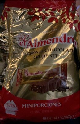 Turron de Chocolate Crujiente front packaging