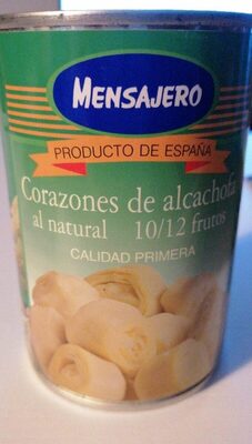 Corazones de alcachofas al natural 10/12 frutos