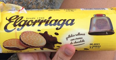 Galletas Rellenas de Chocolate