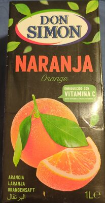 Zumo naranja front packaging