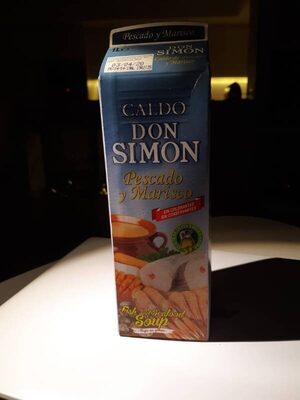 Caldo de pescado y marisco front packaging