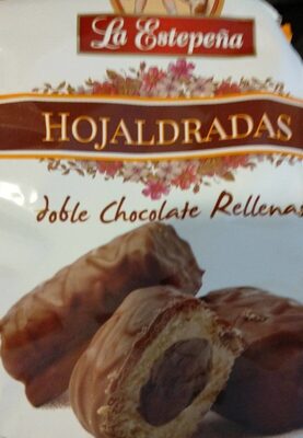 Hojaldradas doble chocolate rellenas front packaging