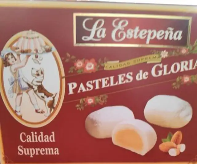 Pasteles de gloria front packaging