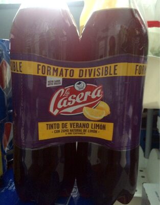 Tinto de verano sabor limón