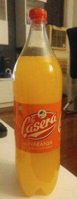 La Casera sabor Naranja front packaging