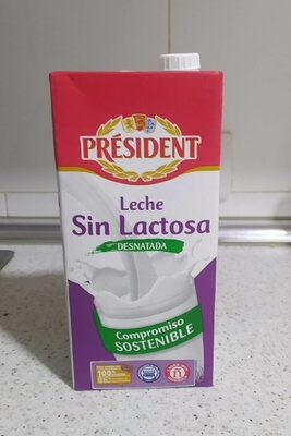 Leche desnatada sin lactosa