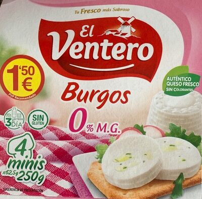 Queso fresco el Ventero 0%