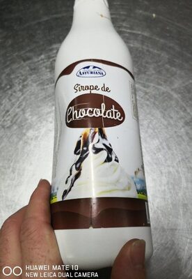 Sirope de chocolate front packaging