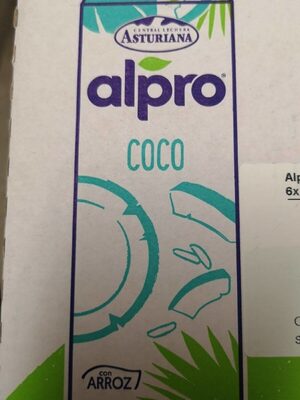 Alpro coco front packaging