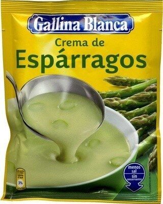 Crema de espárragos deshidratada