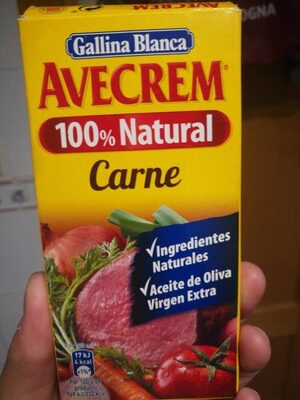 Avecrem carne 100% natural