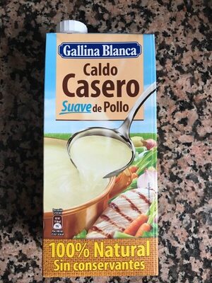 Caldo de pollo casero 100% natural suave envase 1 l
