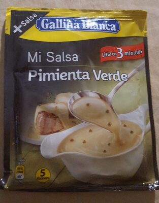 Mi salsa Pimienta verde