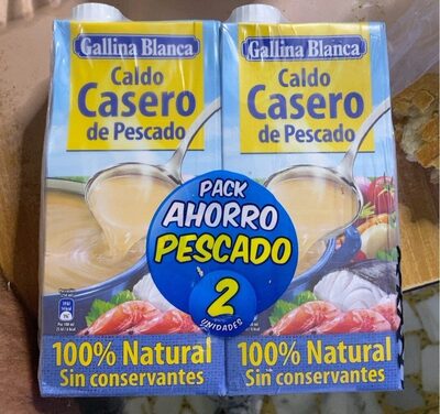 Caldo casero de pescado