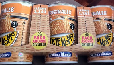 Yatekomo pollo front packaging