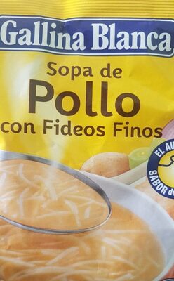 Sopa de Pollo front packaging