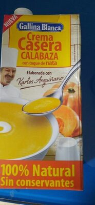 Crema casera calabaza