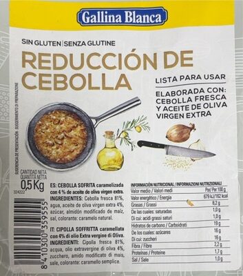 Reduccion de cebolla
