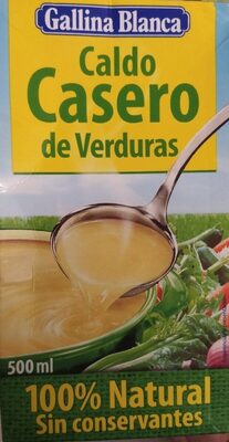 Caldo casero de verduras